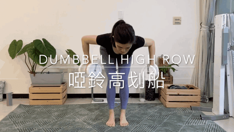 啞鈴高划船 Dumbbell High Row